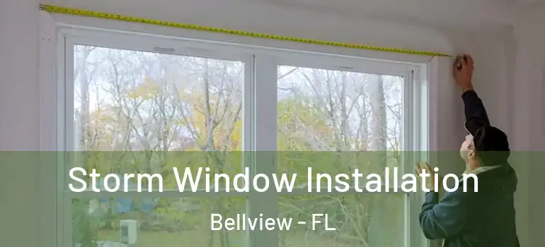 Storm Window Installation Bellview - FL