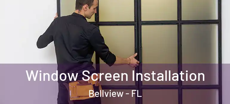 Window Screen Installation Bellview - FL